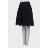 High waist lace skirt