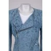Denim suit jacket and skirt