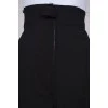 Black palazzo trousers with tag