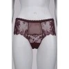 Purple lace lingerie with roses, with tag