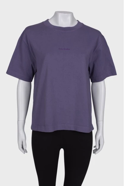 Lilac loose fit T-shirt