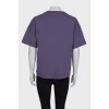 Lilac loose fit T-shirt