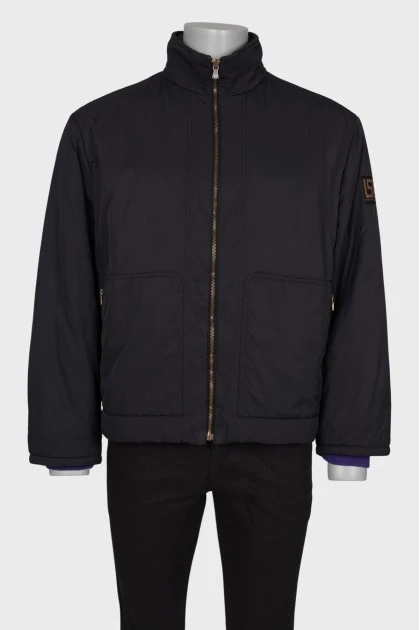 Men's black zip jacket