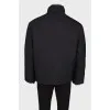 Men's black zip jacket