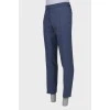 Men's linen and wool trousers