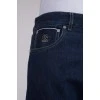 Men's dark blue jeans