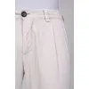 Men's white trousers
