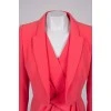 Coral dress and jacket set