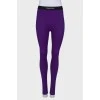 Sports purple leggings