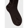 Men's brown socks
