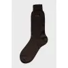 Men's dark gray socks