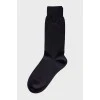 Men's black and blue socks