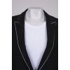 Black straight fit blazer