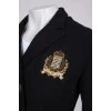 Black jacket with patch