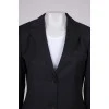 Black wool suit