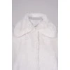 Cropped white coat