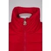 Red jacket with back patch