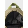 Textile mini backpack