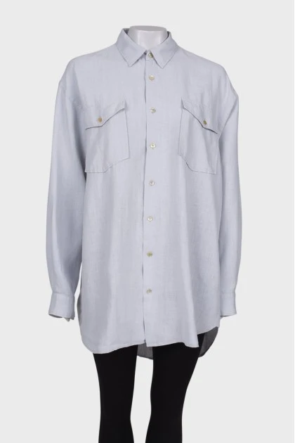 Linen dress - shirt