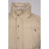 Beige jacket with patch