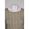 Jumper with wool lace