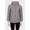 Gray jacket with lurex