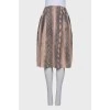 Skirt with an abstract pattern