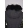 Parka with fur hood