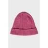 Pink wool hat
