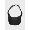 Black visor with tag