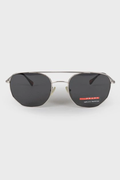 Black and silver sunglasses