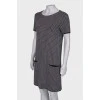Wool dress with pockets