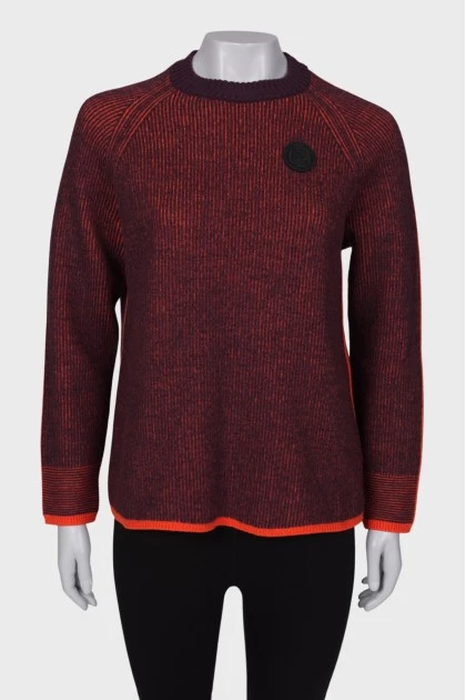 Two tone straight jumper