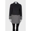 Wool coat with pockets