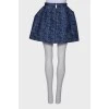 Skirt with 3D pattern