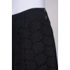 Black skirt with lace