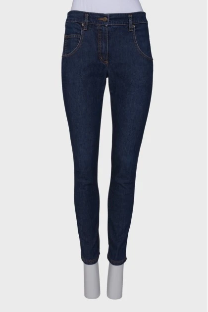Combination navy blue jeans