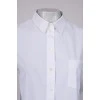 White shirt with lantern sleeve