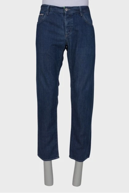 Men's blue selvedge jeans