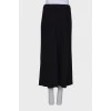 Wool skirt with slits