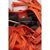 Orange bag with fringes