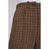 Houndstooth wool shorts