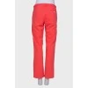 Coral straight fit jeans