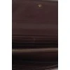 Burgundy leather wallet