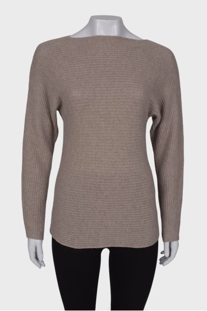 Graphite knitted sweater