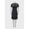 Charcoal dress with lace