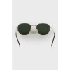 Sunglasses with green lenses