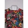 Shift dress in floral print
