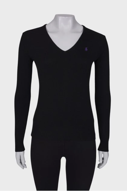 Cashmere black jumper