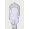 White halter dress with tag